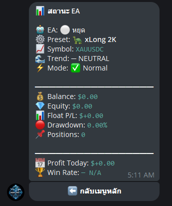 EA Bot Status
